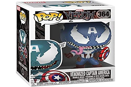 POP Funko Marvel Venom - Venom Captain America, , Multi