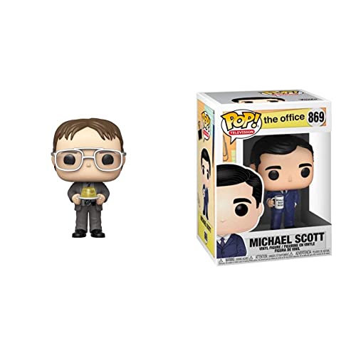 Funko Pop!TV: The Office - Dwight with Gelatin Stapler & Pop! TV: The Office - Michael Scott