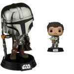 Funko Pop! Star Wars: The Mandalorian - Mandalorian (Chrome), Amazon Exclusive, Multicolor & Pop! Star Wars: The Mandalorian - The Mandalorian (Din Djarrin) Holding The Child (Grogu) Vinyl Bobblehead Funko Pop! Star Wars: The Mandalorian - Mandalorian (Chrome), Amazon Exclusive, Multicolor & Pop! Star Wars: The Mandalorian - The Mandalorian (Din Djarrin) Holding The Child (Grogu) Vinyl Bobblehead