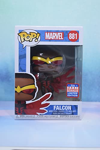 Funko POP! Marvel: Falcon 881 (2021 Summer Convention Virtual Funkon Shared Exclusive)