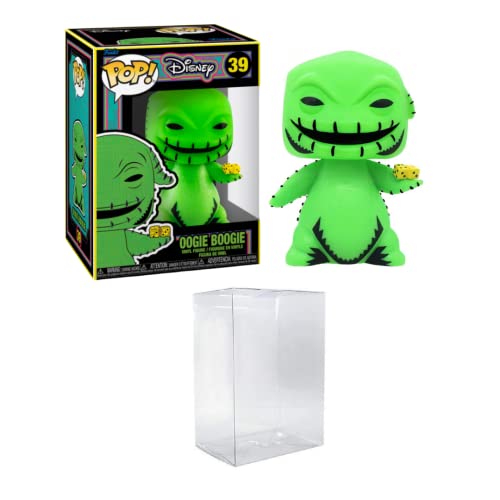 Funko POP! - The Nightmare Before Christmas - Oogie (Blacklight) Bundled with a Byron's Attic Pop Protecto