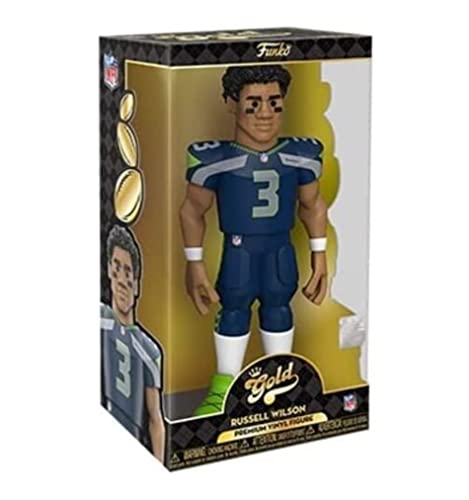 FUNKO Gold 12 NFL: Seahawks- Russell Wilson (Styles May Vary)