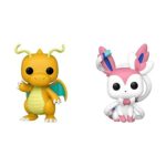 Funko Pop! Games: Pokemon S8 - Dragonite & Pop! Games: Pokemon - Sylveon Funko Pop! Games: Pokemon S8 - Dragonite & Pop! Games: Pokemon - Sylveon