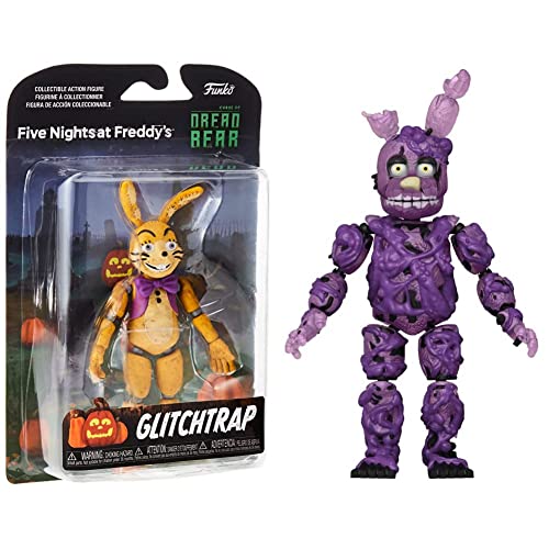POP Funko Action Figure: Five Nights at Freddy's Dreadbear - Glitchtrap, Multicolor (56187) & Pop!Action Figure: Five Nights at Freddy's - Toxic Springtrap (Glow in The Dark)