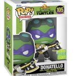 Funko Pop! Teenage Mutant Ninja Turtles Vinyl Figure Donatello in Black Power Rangers Outfit Convention Exclusive #105