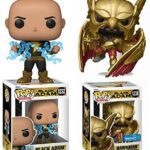 Can You Smell What Dywane The Rock Johnson is DC Comic Black Adam Funko Pop! Bundle: Black Adam 1232 + Store Exclusive Hawkman 1238 (2 Hero Figures)