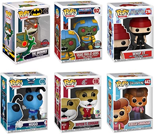Funko Pop! Starter Pack - 6 Different Figures Including 2 Special Limited Editions - in Funko Inner Case