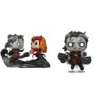 Funko Pop! Moment Marvel: Doctor Strange Multiverse of Madness - Dead Strange and Scarlet Witch, Multicolor, 60915 & Pop! Marvel: Doctor Strange Multiverse of Madness - Dead Strange, Multicolor, 62407