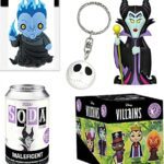 The Baddies Disney Malificent Villain Figure Soda Can Bundled with Mini Blind Box Characters + Jack Skellington Nightmare Hanger + Hades 3D Mag Series Exclusive 4 Items The Baddies Disney Malificent Villain Figure Soda Can Bundled with Mini Blind Box Characters + Jack Skellington Nightmare Hanger + Hades 3D Mag Series Exclusive 4 Items