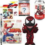 First Spawn of Venom Carnage Symbiote Figure Exclusive Soda Can Supervillain Bundle: Spider-Man Japanese Machine GP-7 Premium Spidey Die-Cast Car + Marvel Nano + Pencil & Stickers 3-Items First Spawn of Venom Carnage Symbiote Figure Exclusive Soda Can Supervillain Bundle: Spider-Man Japanese Machine GP-7 Premium Spidey Die-Cast Car + Marvel Nano + Pencil & Stickers 3-Items