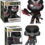 Master Chief Gave Orders Funko Pop! Games Halo Bundle - Spartan Mark VII W/ Shock Rifle Store Exclusive 16 + Halo Jumbo 6" Escharum with Gravity Axe 22 (2 Items)
