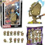 I Am... Groot Marvel Funko Guardians of The Galaxy Bundle: POP! Comic Covers Groot 12/ Guardians of The Galaxy Groot Collectors Bag Clip (2 Pcs) I Am... Groot Marvel Funko Guardians of The Galaxy Bundle: POP! Comic Covers Groot 12/ Guardians of The Galaxy Groot Collectors Bag Clip (2 Pcs)
