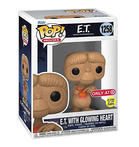 Funko POP! Movies: ET with Glowing Heart - Glow in The Dark Exclusive Vinyl Figure