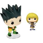 Funko Pop! Animation: Hunter x Hunter - Gon Freecs Jajank, Multicolor ,3.75 inches & Pop! Animation: Hunter x Hunter - Kurapika, Multicolor, 3.75 inches Funko Pop! Animation: Hunter x Hunter - Gon Freecs Jajank, Multicolor ,3.75 inches & Pop! Animation: Hunter x Hunter - Kurapika, Multicolor, 3.75 inches