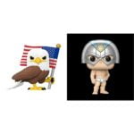 Funko Pop! TV: Peacemaker - Eagly, Amazon Exclusive (Flocked) & Pop! TV: Peacemaker - Peacemaker