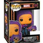 Funko Pop! Marvel Black Light Vinyl Figure Collection MCU Glow Toy (Kate Bishop & Lucky)