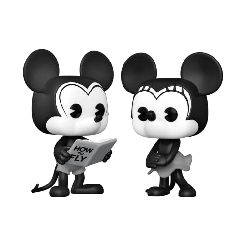 Disney Mickey Mouse One : Walt’s Plane - Pilot Mickey Mouse Funko Pop! 2 Pack: Mickey Mouse & Minnie Mouse