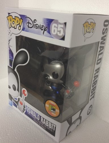 Funko SDCC COMIC CON EPIC MICKEY OSWALD METALLIC 3.75 POP VINYL FIGURE - 1008pc LTD EDITION by FunKo