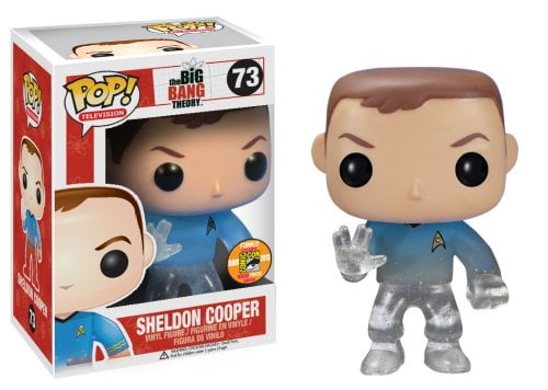 Funko POP Television Sheldon Star Trek Blue Shirt Vinyl Figure (SDCC Exclusive)
