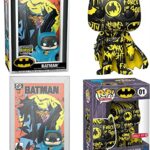 Dark Force Gotham's Caped Art Crusader Batman Pop! Hero Exclusive Figure Black Artist Series + Comic Cover Limited Edition Hard Case 2 Items Dark Force Gotham's Caped Art Crusader Batman Pop! Hero Exclusive Figure Black Artist Series + Comic Cover Limited Edition Hard Case 2 Items