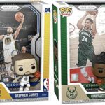 NBA Trading Cards Pop! Figure Panini Prizm Basketball All-Stars Stephen Curry & Giannis Antetokounmpo