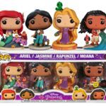 Funko Pop! Disney Princess - Ultimate Princess Glow 4-Pack