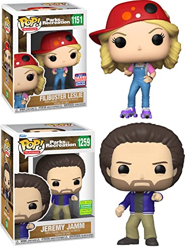 Small Indiana Town's Public Officials Have Lost It Parks and Recreation Funko Pop! Bundle: Jeremy Jamm 1259 SDCC 2022 Exclusive + Filibuster Leslie 1151 2021 Summer Convention Exclusive 2 Pops!