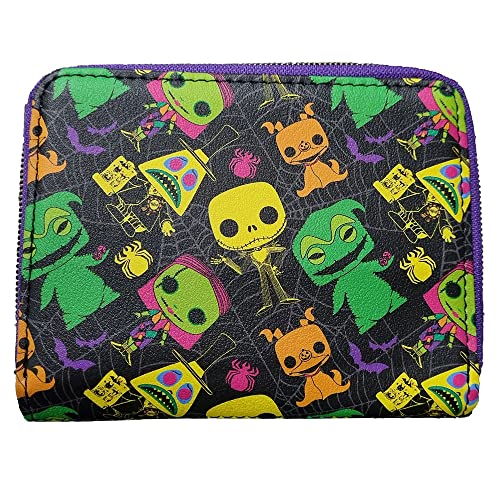 Loungefly Funko POP Wallet: TNBC NEON, Multicolor