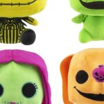 Funko POP! Plush: The Nightmare Before Christmas Blacklight Collectors Set- Jack Sally Oogie and Zero Funko POP! Plush: The Nightmare Before Christmas Blacklight Collectors Set- Jack Sally Oogie and Zero