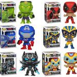 Mech Vs Lucha Libre Marvel Funko Bundle: El Heroe Invicto 709/ El Animal Indestructible 711/ El Chimichanga De La Muerte 712 + Captain America 829/ Black Panther Exclusive 995/ Hulk 883 (6 POPS!)