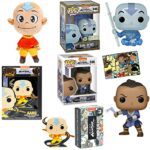 Spirit Air Bending Bundle: Funko Pop! Animation Avatar Last Airbender Aang (Spirit) Earth Day Exclusive Glow Figure + Sokka + 8" Soft / Chibi Character Puzzle Piece Box Enamel + Display Pin! 5 Items Spirit Air Bending Bundle: Funko Pop! Animation Avatar Last Airbender Aang (Spirit) Earth Day Exclusive Glow Figure + Sokka + 8" Soft / Chibi Character Puzzle Piece Box Enamel + Display Pin! 5 Items