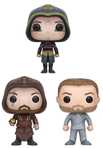 Assassin's Creed Movie Funko POP Vinyl Figure Bundle: Aguilar, Callum & Maria