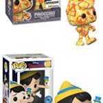 The Classic Tale of The Wooden Boy Disney's Pinocchio Funko Pop! Exclusive Bundle: Pinocchio W/ Jiminy Cricket On His Nose Exclusive 617 + Disney Art Series Exclusive Pinocchio 2 Pops!