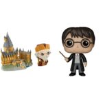 Funko Pop! Town: Harry Potter 20th Anniversary - Dumbledore with Hogwarts & POP Movies: Harry Potter Action Figure, Standard
