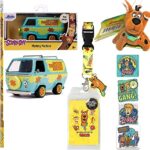 Bend Scoob Character Scooby-Doo! Mini Figure Bundled with + Gang Mystery Machine Van Classic + Hanger & Cartoon Stickers 4-Items Zoinks! Bend Scoob Character Scooby-Doo! Mini Figure Bundled with + Gang Mystery Machine Van Classic + Hanger & Cartoon Stickers 4-Items Zoinks!