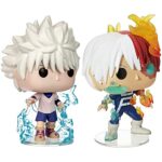 Funko Pop! Animation: Hunter x Hunter - Killua Zoldyck, Multicolor, 3.75 inches & POP! Animation: My Hero Academia - Todoroki Collectible Figure, Multicolor Funko Pop! Animation: Hunter x Hunter - Killua Zoldyck, Multicolor, 3.75 inches & POP! Animation: My Hero Academia - Todoroki Collectible Figure, Multicolor