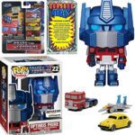 Only They Can Save US Funko Pop! Bundle: Funko POP! Retro Toys Transformers Optimus Prime Exclusive Metallic Figure Bundled with Mini Vehicle Bumblebee / Starscream Nano + Trading Cards Pack 3 Items Only They Can Save US Funko Pop! Bundle: Funko POP! Retro Toys Transformers Optimus Prime Exclusive Metallic Figure Bundled with Mini Vehicle Bumblebee / Starscream Nano + Trading Cards Pack 3 Items