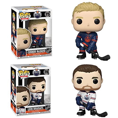 Best Darn Hockey Player in The World Team Funko Pop! Bundle: Connor McDavid 75 + Leon Draisaitl 76 2 Pops!