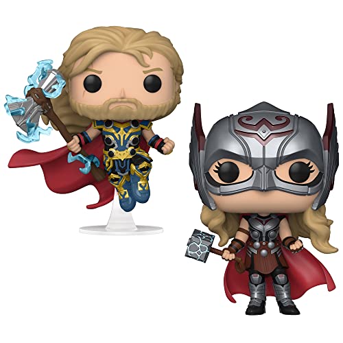 Funko POP Marvel: Marvel Studios' Thor: Love and Thunder- Thor and Mighty Thor