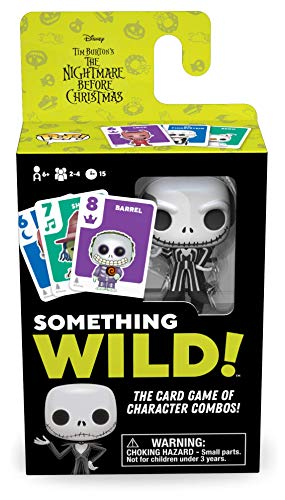 Something Wild! Disney The Nightmare Before Christmas - Jack Skellington Card Game - Christmas Stocking Stuffer