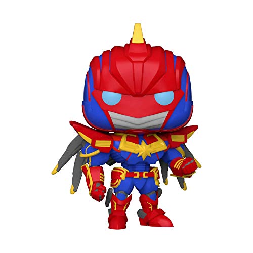 Funko POP Marvel: Marvel Mech - Captain Marvel Vinyl Bobblehead, Multicolor, One Size