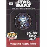 Star Wars Funko Collectible Pinback Buttons Episode 7 - POE Dameron (Black & White) (1.25 inch)