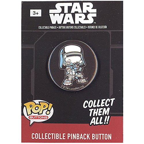Star Wars Funko Collectible Pinback Buttons Episode 7 - First Order SNOWTROOPER (1.25 inch)