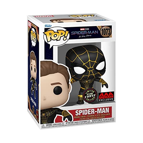 Funko Pop Spiderman No Way Home Spiderman (Masked) GITD Chase Figure (AAA Anime Exclusive)