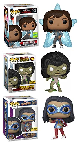 !!! She-Hulk Zombie 792/ Ms Marvel America Diamond Edition 1077/ America Chavez Summer Convention Exclusive 1070