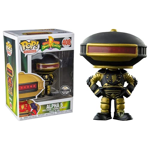 Funko Pop Power Rangers: Black and Gold Alpha 5 Collectible Figure, Multicolor