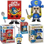 Double Captain Ad Icon Figures Quaker Pop! with Sword Bundled with Crunch Box Cap'n Classic + Bowl Pocket Hanger 3 Items Double Captain Ad Icon Figures Quaker Pop! with Sword Bundled with Crunch Box Cap'n Classic + Bowl Pocket Hanger 3 Items