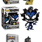 The Venom Has Spread Funko Pop! Venom Exclusives: Spider-Man Maximum Venom Enamel Big Pin 628 Venom/ Mayhem (April Parker) 676/ Marvel Venom Venomized Jack O' Lantern 922 (3 Pcs)