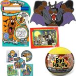 Spooky Monsters Scooby-Doo! Pop Figure Mystery Bundled with + Vampire Animation Scoob Pin! + Boo Hollow Blind Capsule + Imagine Reveal Scoob Book + Stickers & Trading Cards 5 Items