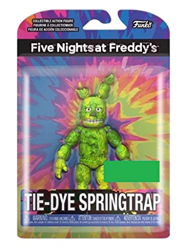 Funko Five Nights at Freddy's Tie Dye Springtrap Action Figure Plush FNAF Collection (Tie Dye Springtrap Figure)